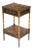 Regency Faux Bamboo Painted Side Table For Sale