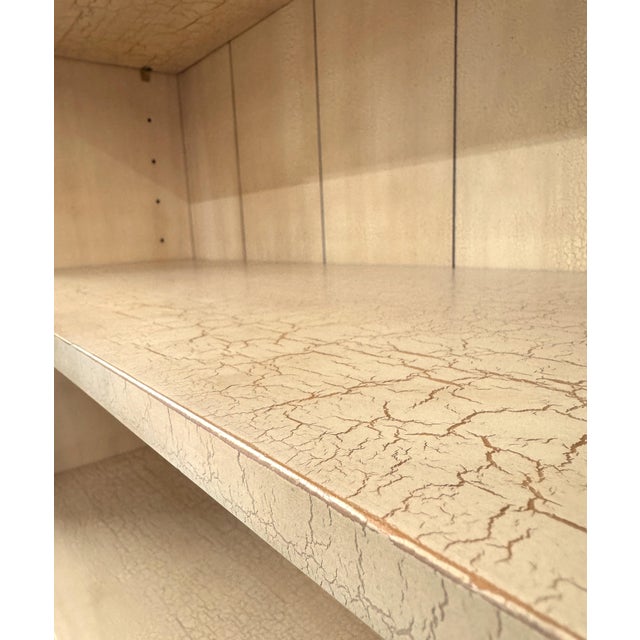 Wood Late 20th Century Pair of French Country & Neoclassical Jasper Cabinet Company Custom Bookcases For Sale - Image 7 of 9