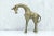 Brass Late 20th Century Vintage Brass Giraffe Figurine For Sale - Image 8 of 8