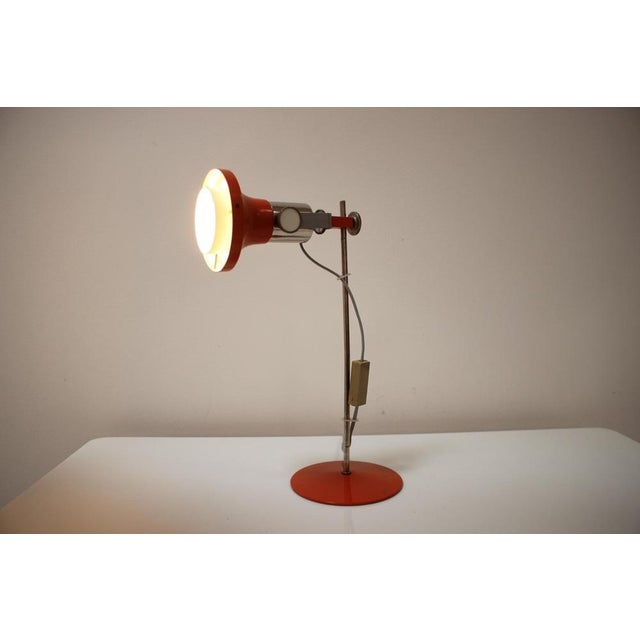 Vintage Table Lamp attributed to Pavel Grus for Kamenický Šenov, Czechoslovakia, 1960s For Sale - Image 12 of 14