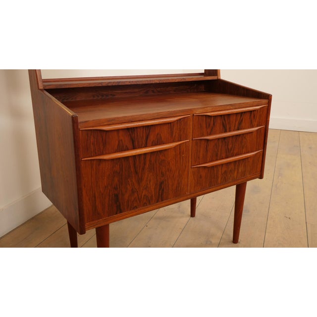 Mid-Century Modern Vintage Dressing Table with Mirror For Sale - Image 3 of 15