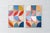 2020s 2026, Order Follows Repetition, Bauhaus Patterns Sequence in Vivid Tones, Large Painting Diptych by Natalia Roman For Sale - Image 5 of 10