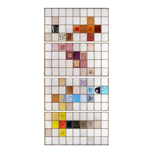 Dorothy Sturm Large Glass Assemblage, C. 1960 For Sale