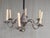 Antique Punched Tin Six-Arm Candle Chandelier, New Mexico, Spanish Colonial Style For Sale In Denver - Image 6 of 16