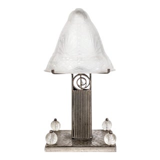 French Art Deco Table Lamp by Muller Ferers For Sale