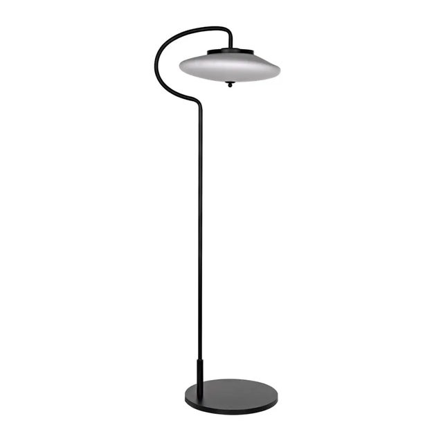 This elegant metal floor lamp has been expertly artisan crafted and finished in matte black. This lamp is a dazzling...