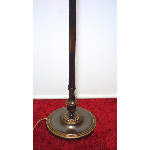 Brass and Glass Floor Lamp from Unbekannt, 1980s For Sale - Image 6 of 9