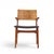 Mid 20th Century E. Knudsen for Jensen & Lykkegaard Model 48 Mid Century Danish Teak and Cane Dining Arm Chair For Sale - Image 5 of 7