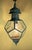 Antique English Solid Brass & Glass Starburst Hanging Lantern - Pendant For Sale - Image 9 of 14
