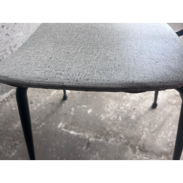 French Dining Chairs by Jacques Hitier, 1950s, Set of 2 For Sale - Image 5 of 10