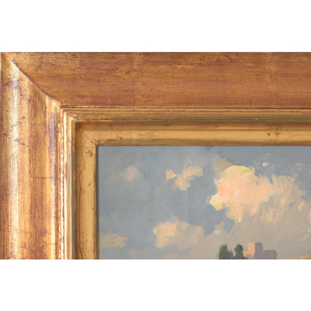 Blue Mountain Landscape, 1985, Oil on Board For Sale - Image 8 of 10