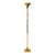 Vintage Geurge Kovacs Brass Glass and Lucite Floor Lamp For Sale