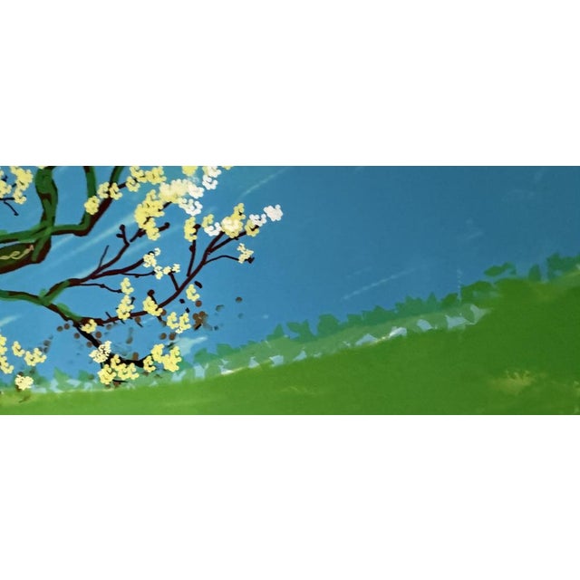 David Hockney, A Year in Normandie (Blossom Tree), 2020-2021 (detail) Composite iPad Painting, copyright David Hockney,...