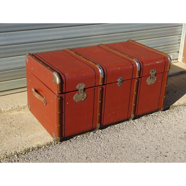 Vintage Cabin Trunk, 1930s For Sale - Image 9 of 18