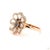 This statement ring from our contemporary estate collection centers on a 0.71-carat diamond in a rose cut, prized for its...