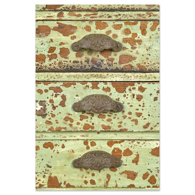 Wood Antique Goldsmith's Workshop Cabinet with 63 Drawers For Sale - Image 7 of 9