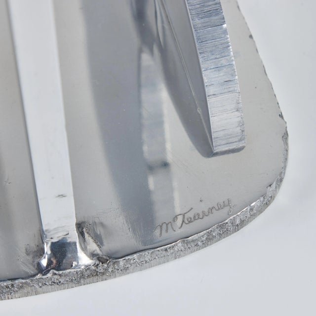 Aluminum Silhouette Magazine Rack For Sale - Image 10 of 10