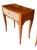 Vintage Baker Furniture French Regency Side Tables, Pair | Mid-Century Cherry Demilune Nightstands With Gilt Reeded Drawers For Sale - Image 12 of 15