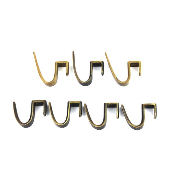 Brown Coat Rack by Carl Auböck, 1960s For Sale - Image 8 of 14
