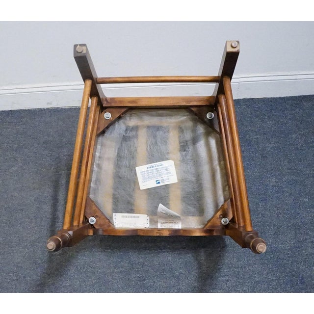Pennsylvania House Early American Country Style Ladderback Dining Arm Chair For Sale - Image 9 of 10