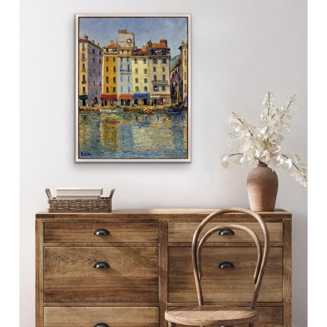 Lokre, Toulon, The Port, La Vieille Darse, Quai Cronstadt, 1939, Oil on Canvas For Sale - Image 18 of 18