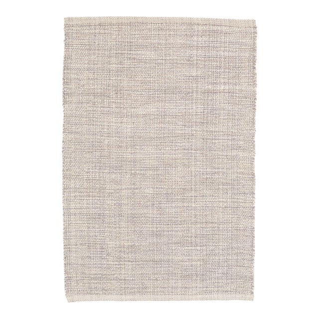 Dash & Albert by Annie Selke Marled Grey Woven Cotton Rug, 7' 6" x 9' 6" For Sale