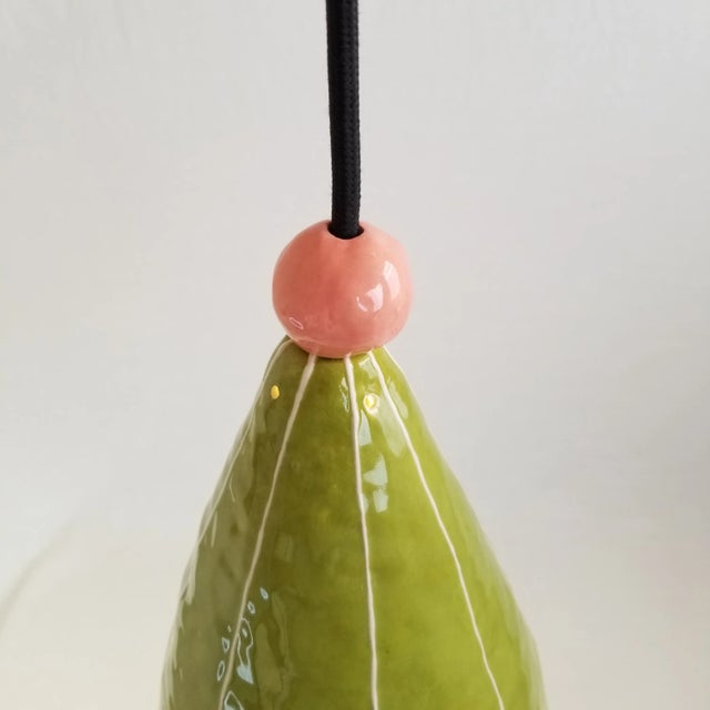 Contemporary Contemporary Ceramic Hanging Lamp For Sale - Image 3 of 3