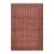 Rustic Bokhara Peach/Black Hand Knotted Wool Rug For Sale