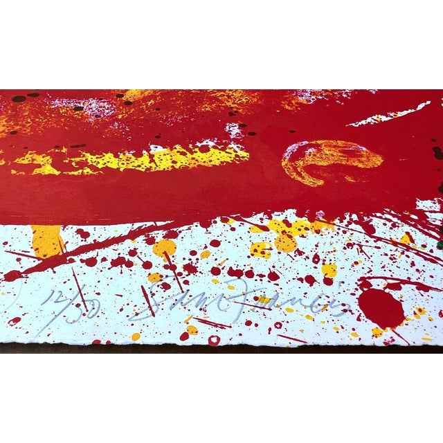 Contemporary Sam Francis, Lithograph Ed. 12/50, 1992, Lithograph For Sale - Image 3 of 4