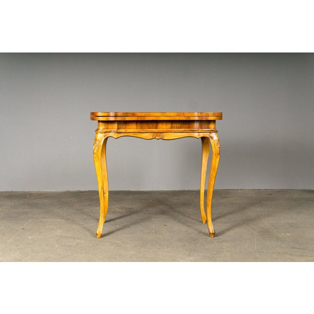 Item: Console & Game Table Period & Style: Italy - Biedermeier style - made in the first half of the 20th century...