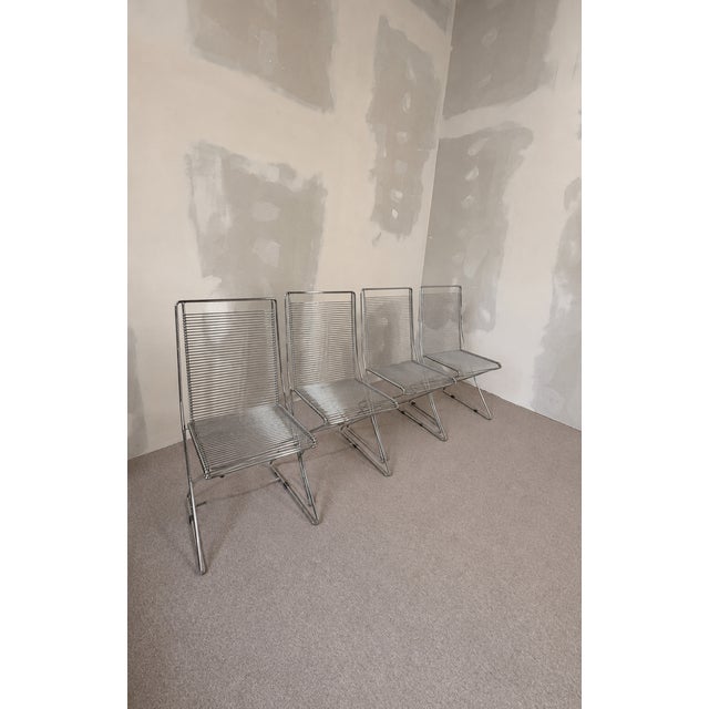 Cross-Swinger Chair by Till Behrens for Schlubach, 1980s, Set of 4 For Sale - Image 13 of 13
