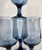 Sky Blue Winter Sky Blue Goblets- Set of Four For Sale - Image 8 of 12
