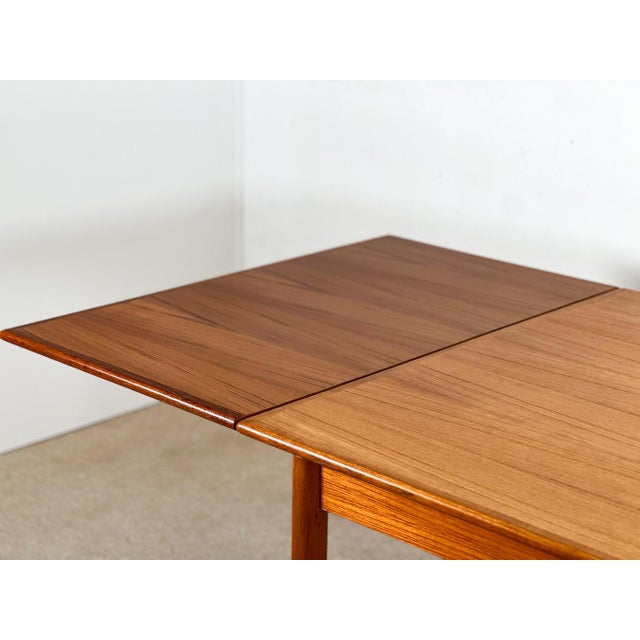 Danish Extending Table in Teak, 1950s For Sale - Image 6 of 12
