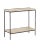 Currey & Company Boyles Travertine Side Table For Sale