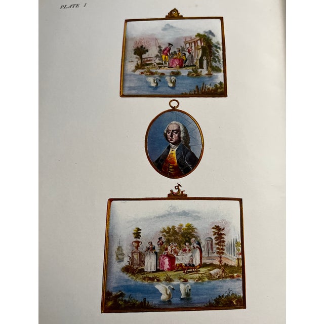 Battersea Enamels by Egan Mew. London, Medici Society, 1927. Hardcover with gilt lettering. 27pp. of text with color...