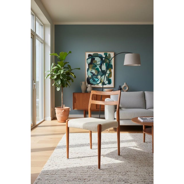 Chairs in Teak and Leather by Henning Kjærnulf for KS Møbler, 1960s, Set of 4 For Sale - Image 13 of 14