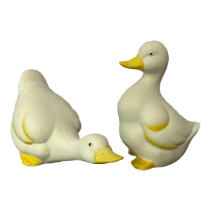 Vintage Ceramic Duck Figurines-Set of 2