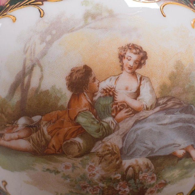 1890s Antique Victorian Milk Glass Decorative Flower Vase For Sale - Image 10 of 13