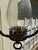 American Vintage 1920s Semi-Flush Ceiling Fixture With Vintage Shade For Sale - Image 3 of 7