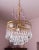 The White Crown, Murano Chandelier White and Purple Drops, 1960s For Sale - Image 6 of 13