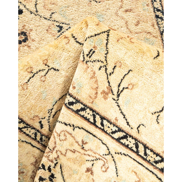 Textile Mogul, One-of-a-Kind Hand-Knotted Runner Rug - Ivory, 2' 7" x 7' 9" For Sale - Image 7 of 8