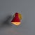 1950s Gino Sarfatti Model #10 Sconce for Arteluce for Red For Sale In Los Angeles - Image 6 of 12