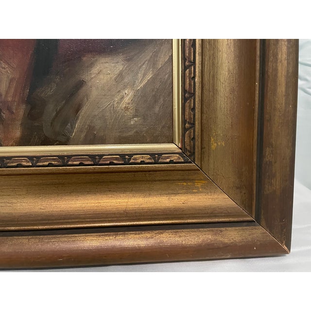 Late 19th Century American Munich School Portrait of a Woman by Richard Creifelds For Sale - Image 10 of 12