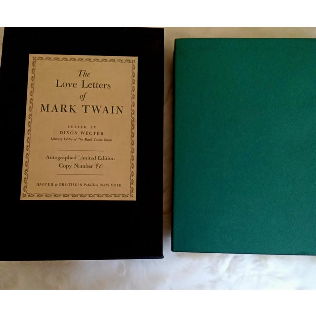 1940s 20th Century Mark Twain ,Autographed Limited Edition ,"The Love Letters ". For Sale - Image 5 of 13