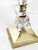Metal Brass and Acrylic Glass Table Lamp, France, 1940s For Sale - Image 7 of 12