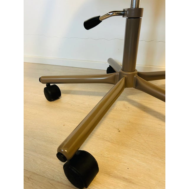 Brown Vintage Mustard Office Desk Chair by Kovona, 1970s For Sale - Image 8 of 10