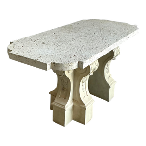 Vintage Regency Coquina Console Table