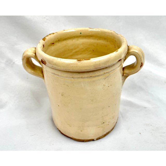 Early 20th Century Antique Italian Handcrafted Ceramic Confit Pot For Sale - Image 5 of 10