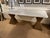 Rene Brancusi Marble Topped Dining Table With Brancusi Style Steel Base For Sale - Image 4 of 5