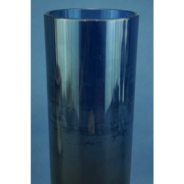 Vintage Cylindrical Vase in Sommerso Glass by Flavio Poli, 1930s For Sale - Image 9 of 16